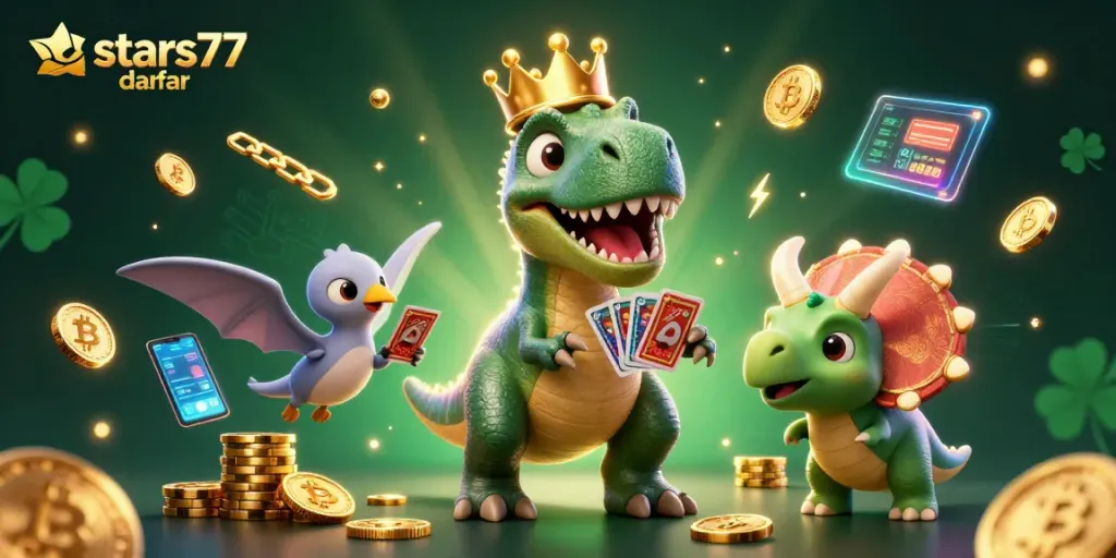 Visualisasikan momen mengasyikkan di stars77 daftar saat karakter utama bergelut dengan kartu dan chip emas.